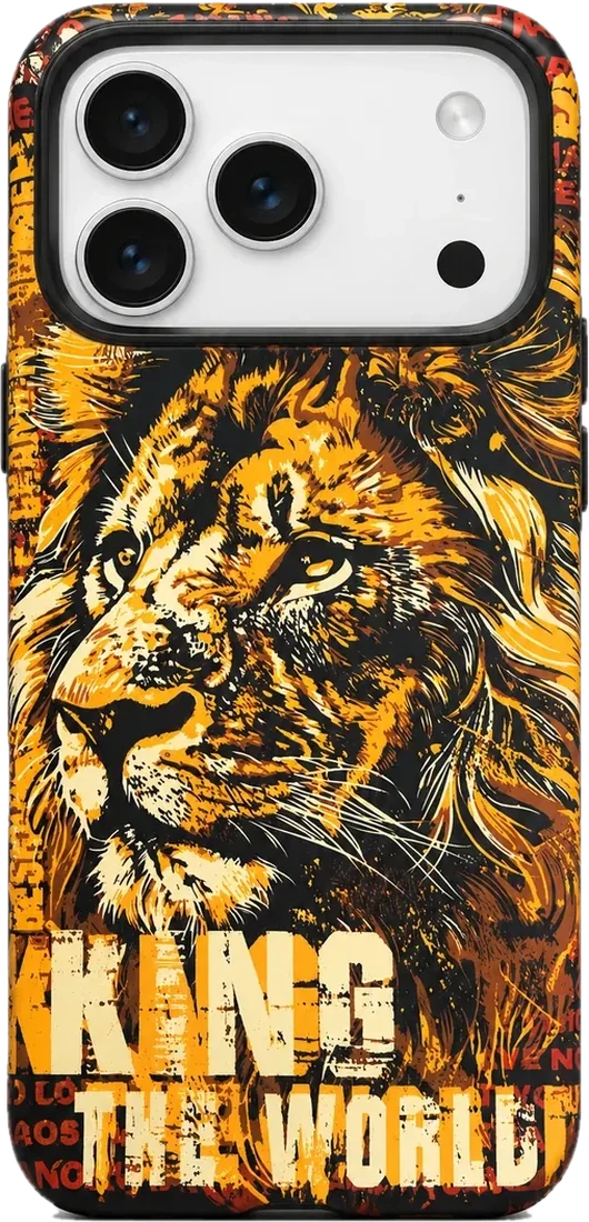 King of the World Lion Case for iPhone 17 Pro Max